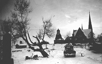 Вид одной из улиц г. Койвисто, взятом частями Красной Армии